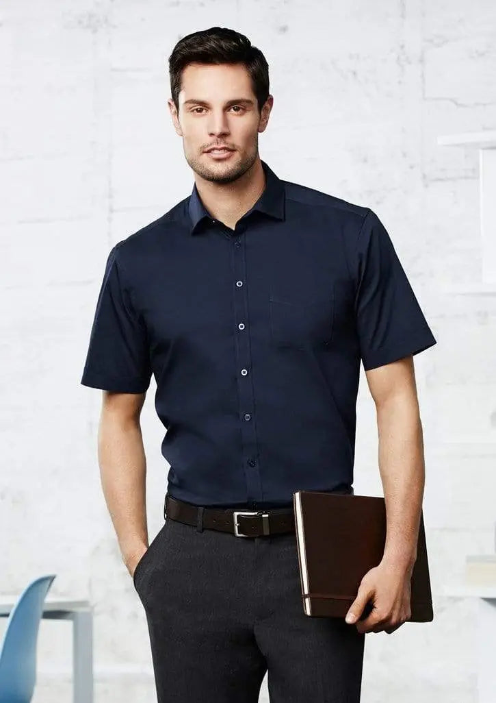 Biz Collection Corporate Wear Biz Collection Men’s Monaco Short Sleeve Shirt S770ms